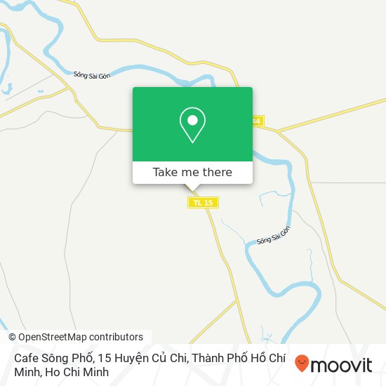 Cafe Sông Phố, 15 Huyện Củ Chi, Thành Phố Hồ Chí Minh map