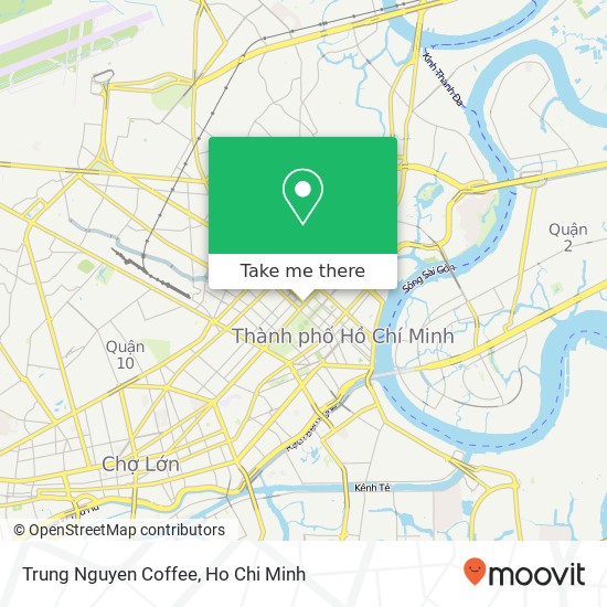 Trung Nguyen Coffee map