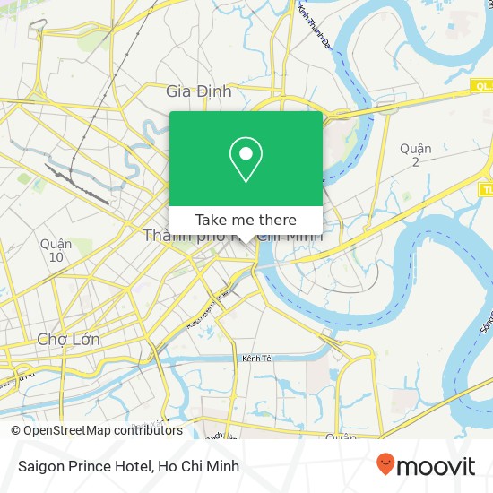 Saigon Prince Hotel map