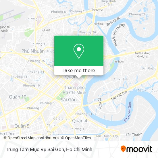 Trung Tâm Mục Vụ Sài Gòn map
