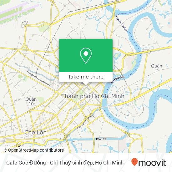 Cafe Góc Đường - Chị Thuỷ sinh đẹp map