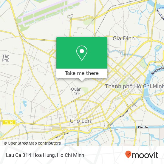 Lau Ca 314 Hoa Hung map