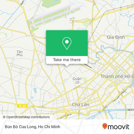 Bún Bò Cuu Long map