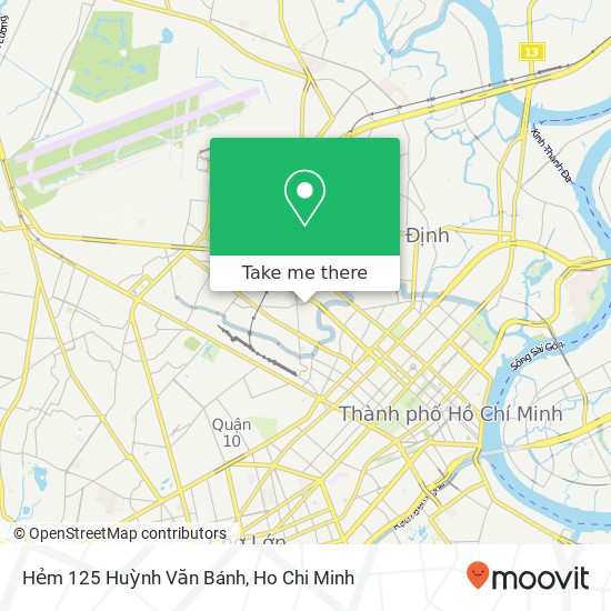 Hẻm 125 Huỳnh Văn Bánh map