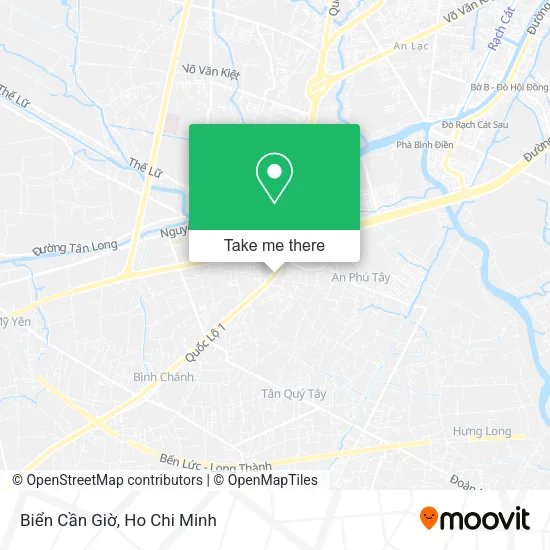 Biển Cần Giờ map