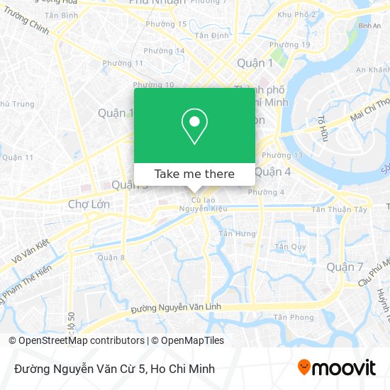 Đường Nguyễn Văn Cừ 5 map