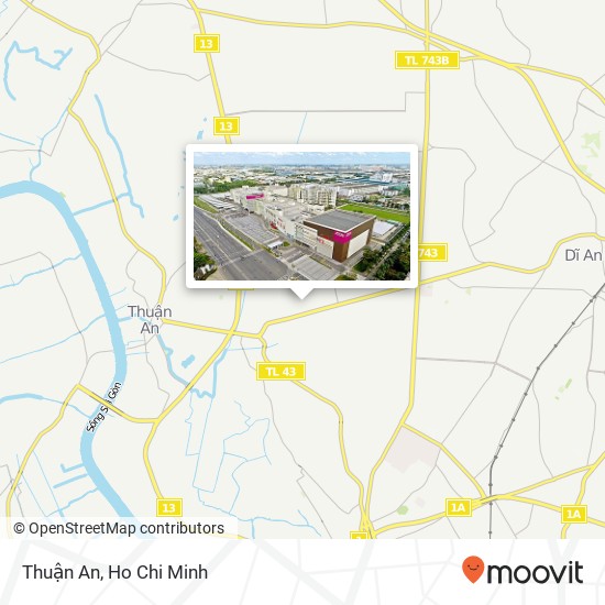 Thuận An map