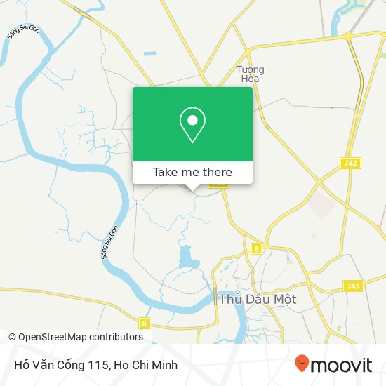 Hồ Văn Cống 115 map