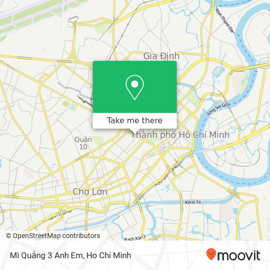 Mì Quảng 3 Anh Em map