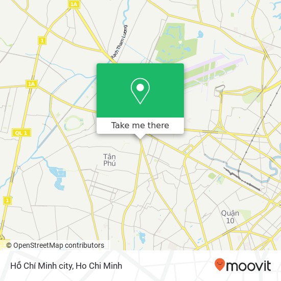 Hồ Chí Minh city map