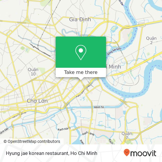 Hyung jae korean restaurant map
