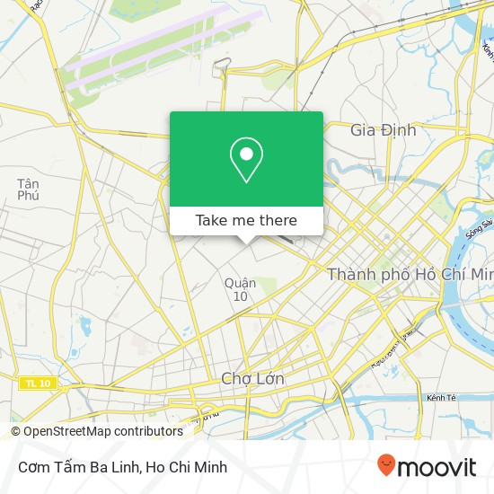 Cơm Tấm Ba Linh map