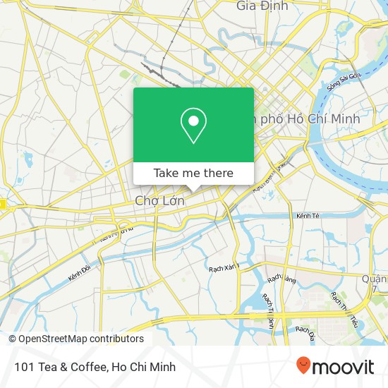 101 Tea & Coffee map