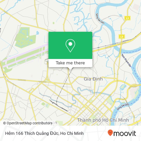 Hẻm 166 Thích Quảng Đức map