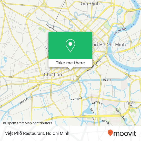 Việt Phố Restaurant map