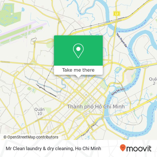 Mr Clean laundry & dry cleaning map