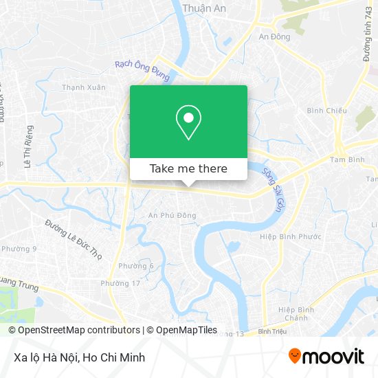 Xa lộ Hà Nội map