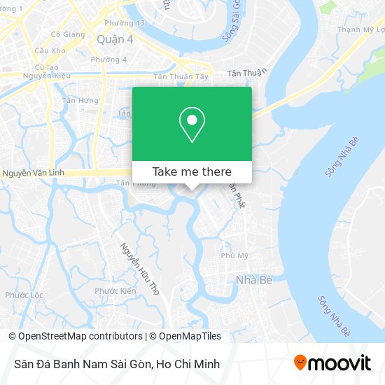 Sân Đá Banh Nam Sài Gòn map