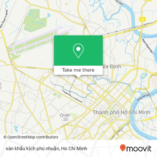 sân khấu kịch phú nhuận map