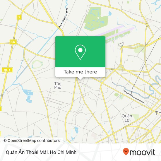 Quán Ăn Thoải Mái map