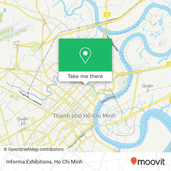 Informa Exhibitions map