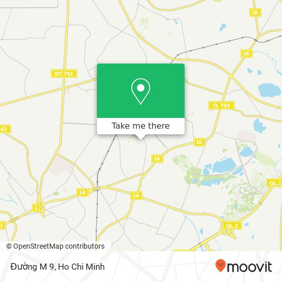 Đường M 9 map