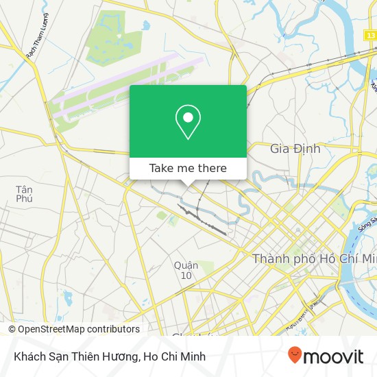 Khách Sạn Thiên Hương map