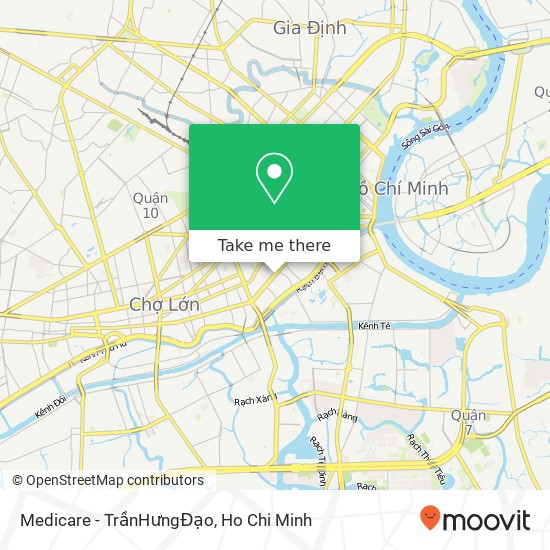 Medicare - TrầnHưngĐạo map