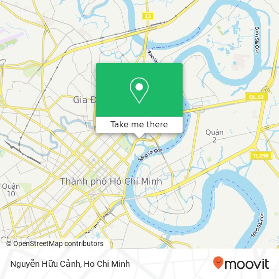 Nguyễn Hữu Cảnh map