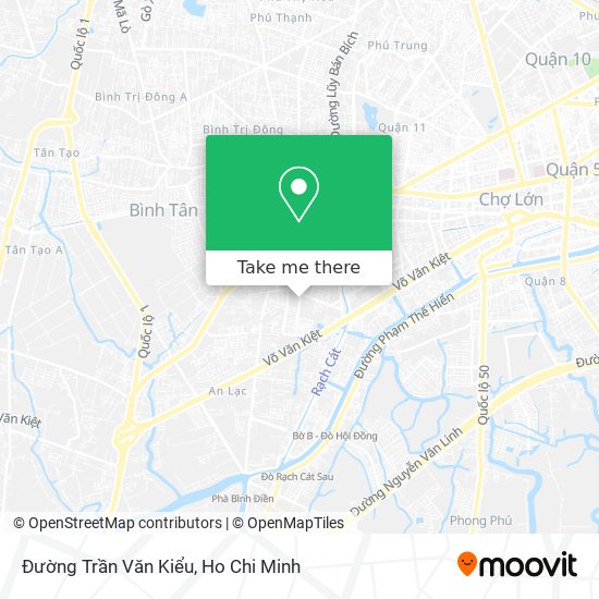 Đường Trần Văn Kiểu map