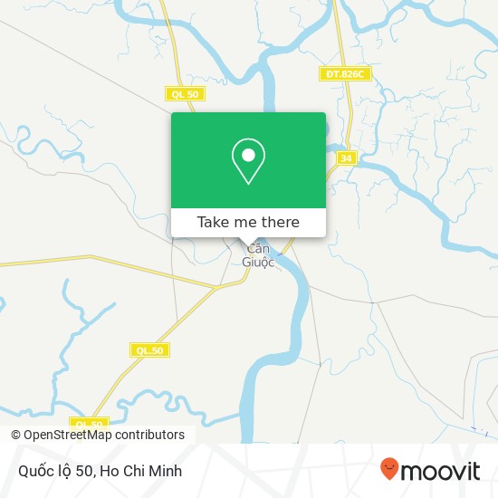 Quốc lộ 50 map
