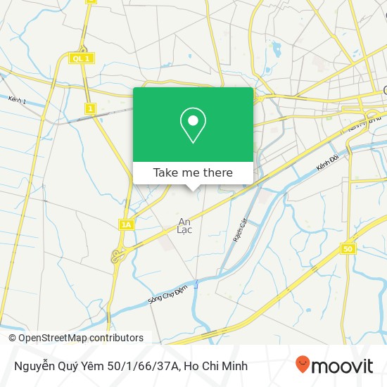 Nguyễn Quý Yêm 50/1/66/37A map