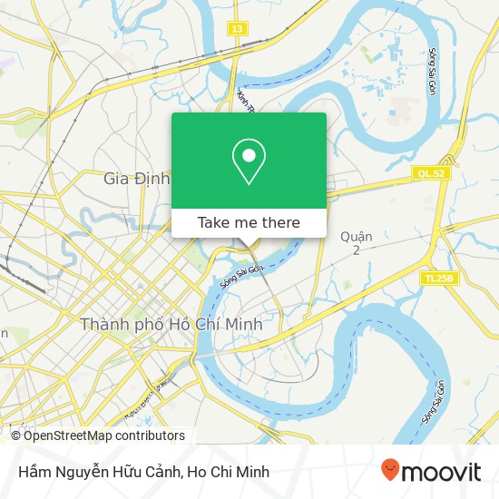 Hầm Nguyễn Hữu Cảnh map