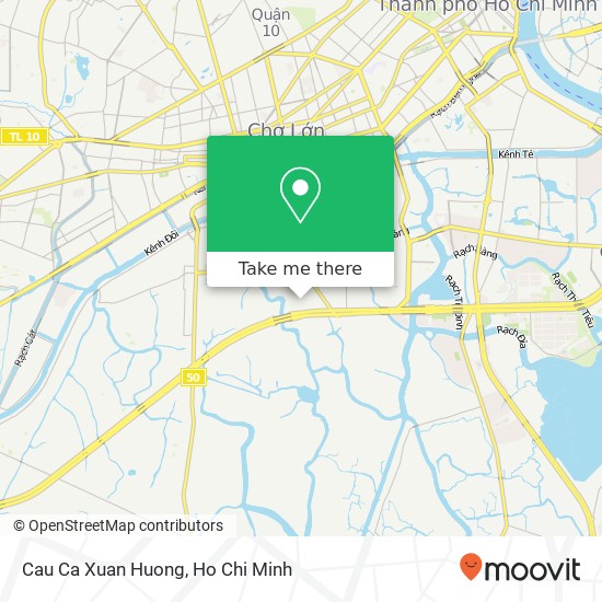 Cau Ca Xuan Huong map