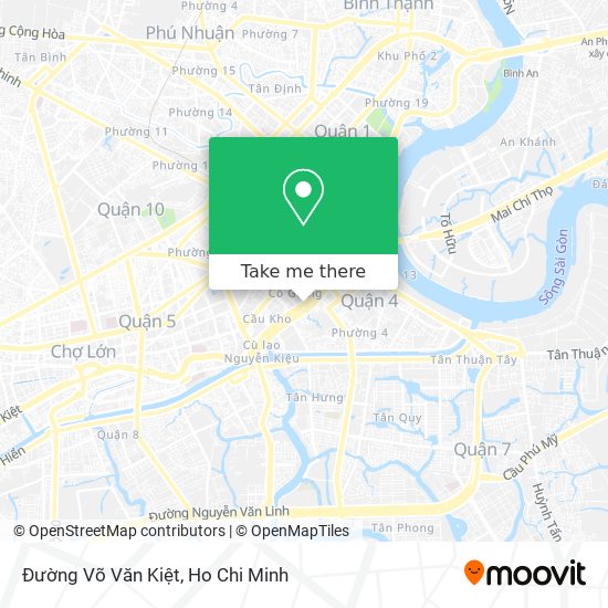 Đường Võ Văn Kiệt map