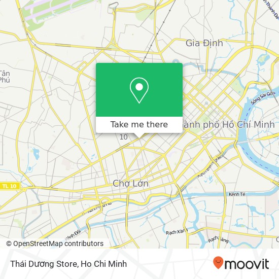 Thái Dương Store map