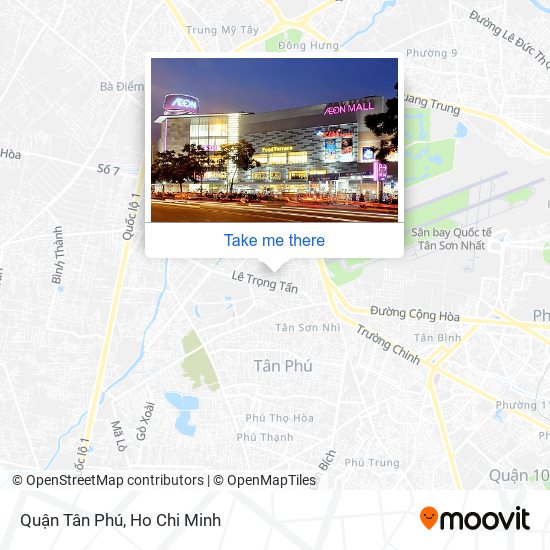 Quận Tân Phú map