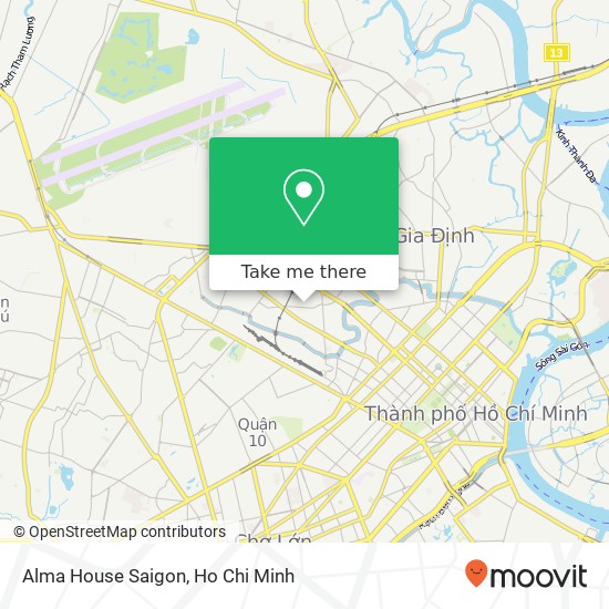 Alma House Saigon map
