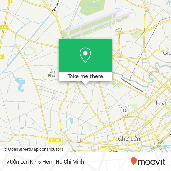 Vườn Lan KP 5 Hem map