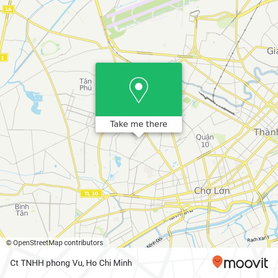 Ct TNHH phong Vu map