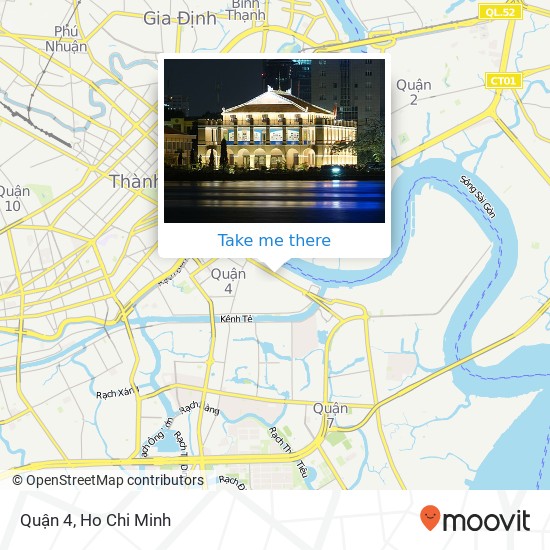 Quận 4 map