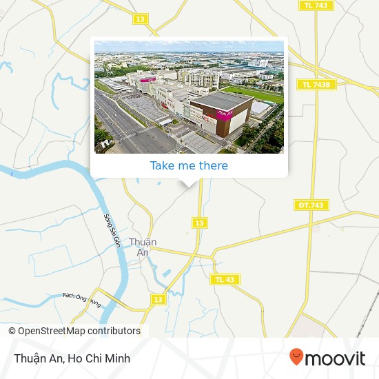 Thuận An map