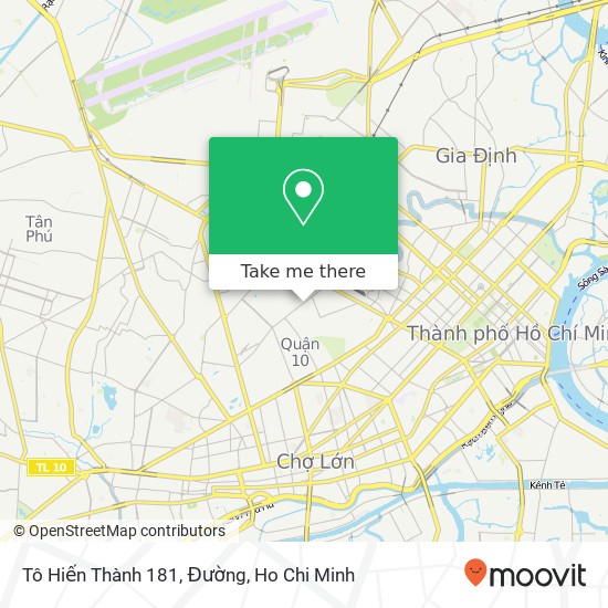 Tô Hiến Thành 181, Đường map