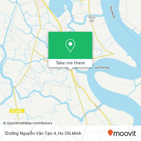 Đường Nguyễn Văn Tạo 4 map