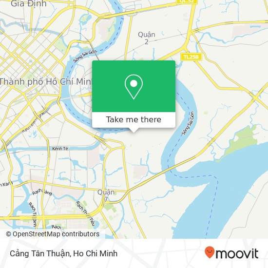 Cảng Tân Thuận map