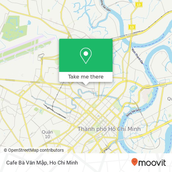 Cafe Bà Vân Mập map