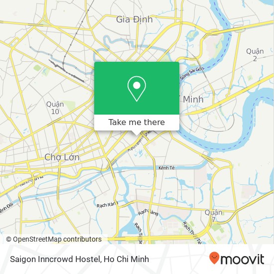 Saigon Inncrowd Hostel map