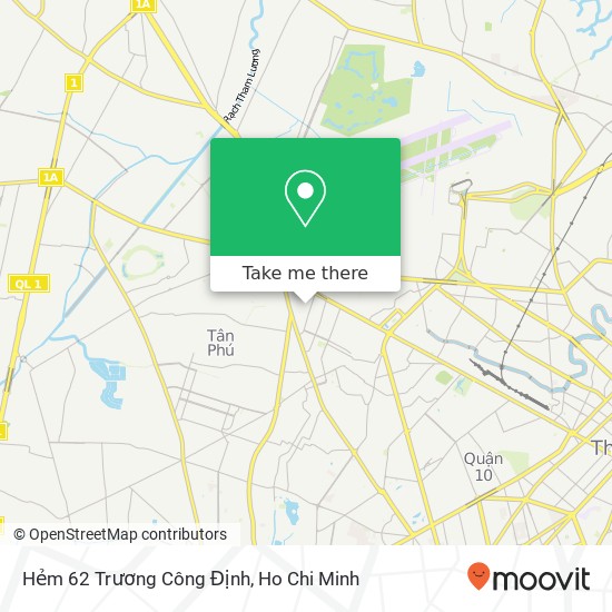 Hẻm 62 Trương Công Định map