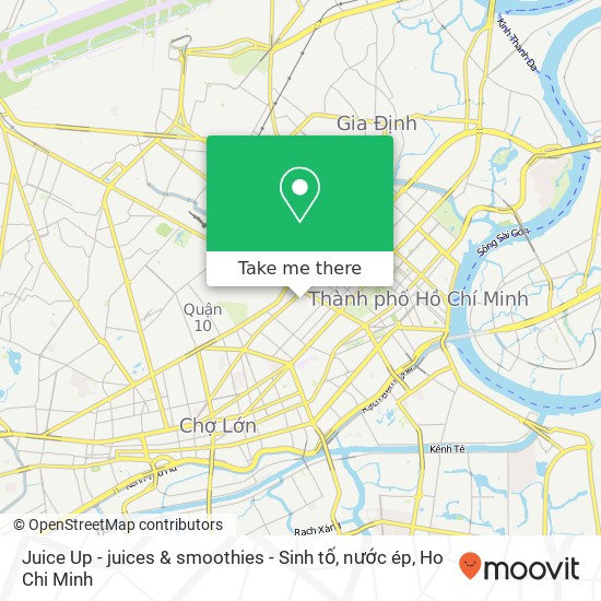 Juice Up - juices & smoothies - Sinh tố, nước ép map