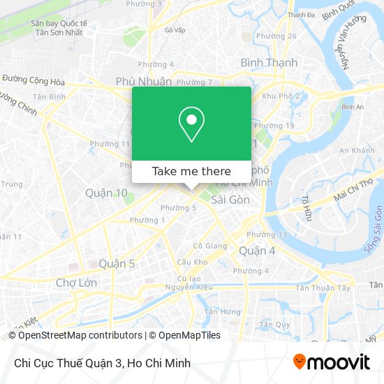 Chi Cục Thuế Quận 3 map